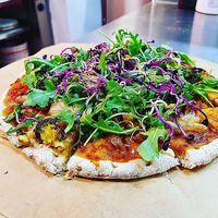 Green Pizza at Wild Food in Granada