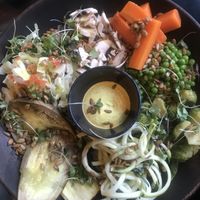 The special Buddha bowl of the week was so good 😊  at Wild Food in Granada