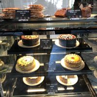 Dessert counter at Wild Food in Granada