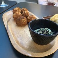 Croquetas de verduras at Wild Food in Granada