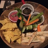 Mezze dips at Wild Food in Granada