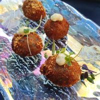 Mushroom croquettes at Wild Food in Granada