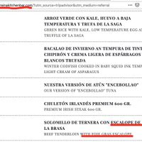 Foie gras cooked on the same kitchen as Wild Food.  at Wild Food in Granada