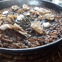 Baked Brothy Rice. 20 minute wait as cooked to order 😋 at Wild Food in Granada