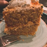 Carrot cake at Wild Food in Granada