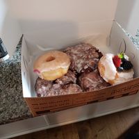 Apple fritter at Revolution Doughnuts in Atlanta