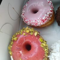 Cran pistachio and peppermint  #Veganuary at Revolution Doughnuts in Atlanta