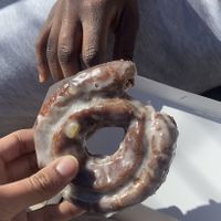 Gingerbread old fashioned  at Revolution Doughnuts in Atlanta
