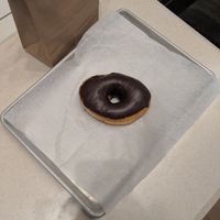 One choccy boi! at Revolution Doughnuts in Atlanta