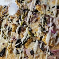 Vegan white rabbit 🐇 at Pizza Luce in Duluth