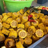 Grilled corn at Groenten Zonder Grenzen - GZG in Rotterdam
