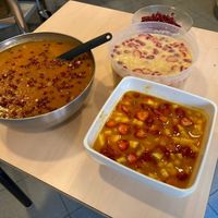 Dessert buffet at Groenten Zonder Grenzen - GZG in Rotterdam