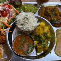 Vegan thali  at W Der Imbiss - Nollendorfplatz in Berlin