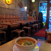 vegan soup at W Der Imbiss - Nollendorfplatz in Berlin