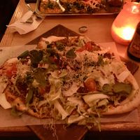 Aubergine Caviar Naan Pizza at W Der Imbiss - Nollendorfplatz in Berlin