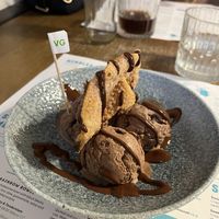 Chocolate ice cream   at Wahaca - Waterloo in South East London