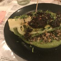 Cabbage dish, spring menu special. Ask for vegan version. at Wahaca - Waterloo in South East London