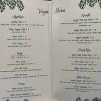 Hidden Garden’s Vegan Menu at Hidden Garden Thai Cuisine in Culver City