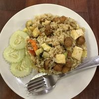Vegetable fried rice  at NumNgern in Khao Sok