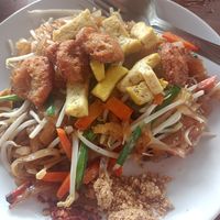 Pad Thai vegan at NumNgern in Khao Sok