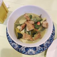 Green curry at NumNgern in Khao Sok