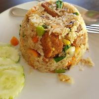 Fried rice at NumNgern in Khao Sok