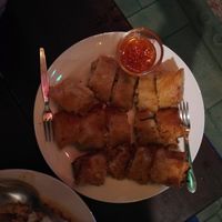 best Spring Rolls ever eaten at NumNgern in Khao Sok