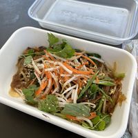 Korean noodle bowl, you can add tofu for $4 which would bring the price to $23 without tip  at True Food Kitchen - La Jolla Village in San Diego