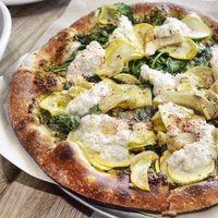 Vegan pizza at True Food Kitchen - La Jolla Village in San Diego