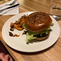 Unbeatable vegan burger  at True Food Kitchen - La Jolla Village in San Diego