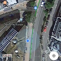 It’s NOT where Google Maps and Happy Cow say it is, but at the blue satellite dot on the photo at Veg'Me Up in Le Mans