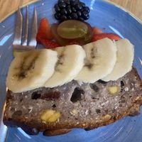 Banana bread  at The Blueberry in Amersfoort