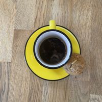 Espresso en zwarte koffie smaakten fantastisch!  at The Blueberry in Amersfoort