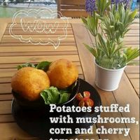 Papas rellenas at Shamar Bar Restaurante in Fuengirola