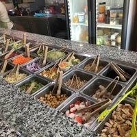 Beyond what is in front of you, there are items such as beets and mushrooms in the cooler, so ask at Barra Light in Puerto Vallarta