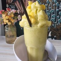Mango lime mint Smoothie 😍 at Barra Light in Puerto Vallarta