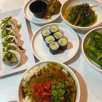 So many vegan option! at YO! Sushi in Guildford