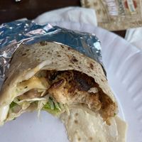 Vegan chicken wrap  at Govinda's at the Beach in Ao Nang