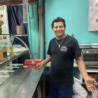 The owner  at Govinda's at the Beach in Ao Nang