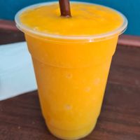 Mango shake at Govinda's at the Beach in Ao Nang