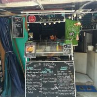 Outside of stall at Govinda's at the Beach in Ao Nang