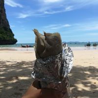 Black bean wrap at Govinda's at the Beach in Ao Nang