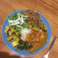 Vegan buffet 🥕🥦🥬 at Govinda's at the Beach in Ao Nang