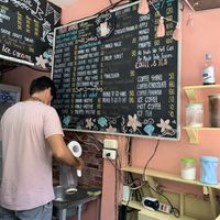 Shakes and smoothies at Govinda's at the Beach in Ao Nang