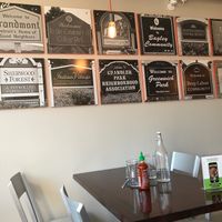 Inside dinning area at Detroit Vegan Soul in Detroit