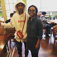 #jadensmith took a break from his tour to try our restaurant today. He loved the #dvsburger so much he order 3 to go! #vegansofinstagram at Detroit Vegan Soul in Detroit