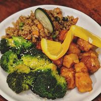 From Detroit Vegan Soul
Sweet & sour tofu bowl w/ sesame broccoli and vegetable fried rice  at Detroit Vegan Soul in Detroit