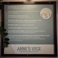 "Manifesto" at Anne's Vege in Espoo