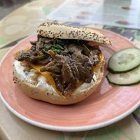 Pulled Mushroom sandwich   at Bagels & Beans - Mariaplaats in Utrecht