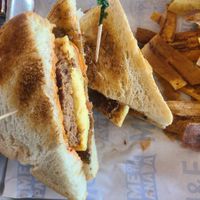 Impossible sanso with plantain chips at Makers & Finders - Arts District in Las Vegas